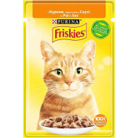 Friskies(Фріскіс).З куркою. Шматочки у підливці.Конс/кот 26х85г